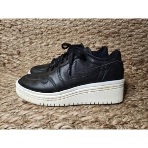 NIKE Air Jordan 1 Retro Low Lifted Black Phantom Black A01334-014 Women's 8.5
